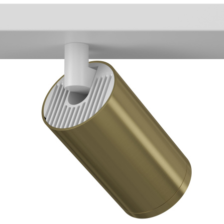 Потолочный светильник 2*GU10 10Вт Белый и Латунь IP20 FOCUS S C051CL-2WBS Technical