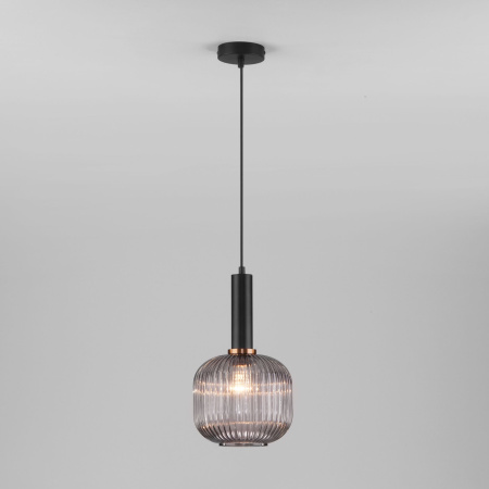 Подвесной светильник 1*E27 40Вт черный IP20 (50182/1 дымчатый) Eurosvet