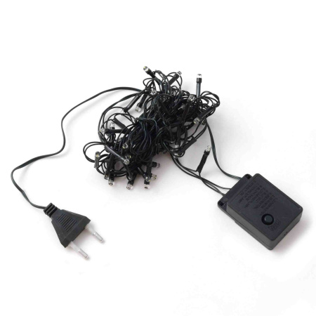 15-24 Электрическая гирлянда светодиодная, 3.5м, 50 ламп, 8 режимов, холодный белый APEYRON 15-24 Электрическая гирлянда светодиодная, 3.5м, 50 ламп, 8 режимов, холодный белый APEYRON