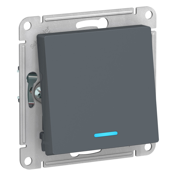 ATLASDESIGN 1-кл ПЕРЕКЛЮЧАТЕЛЬ с подсветкой, сх.6а, 10АХ, механизам, ГРИФЕЛЬ Schneider Electric