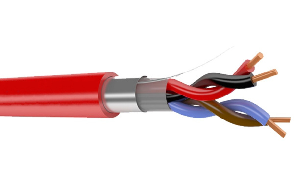 Кабель огнестойкий КСРВнг-FRLS 2х2х0,8мм круглый Паритет