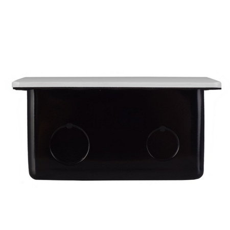 Выдвижной горизонтальный модуль RocketSocket в пол для розеток Livolo 2 поста, белый