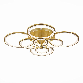 Светильник потолочный Золотистый/Белый LED 1*256Вт 3000-6000К SLE200322-08 EVOLED