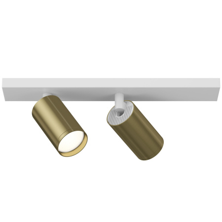 Потолочный светильник 2*GU10 10Вт Белый и Латунь IP20 FOCUS S C051CL-2WBS Technical