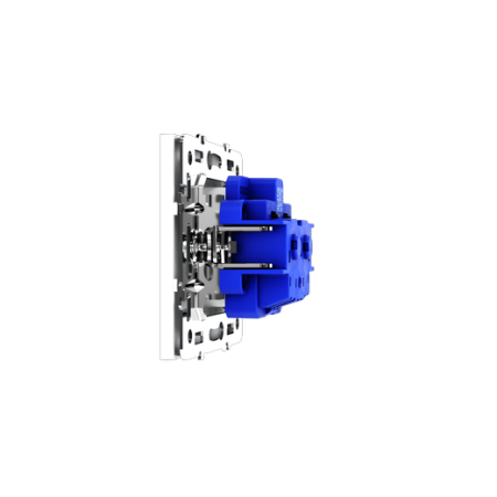 Розетка встраиваемая Voltum S70 с заземлением 16А, (белый матовый)