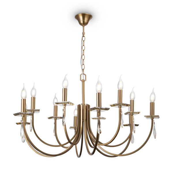 Люстра 12*E14 40Вт Латунь IP20 Forte FR1006PL-12G Freya