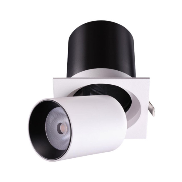 Встр.св-к IP20 LED 3000К 12W 220V LANZA белый/черный NOVOTECH