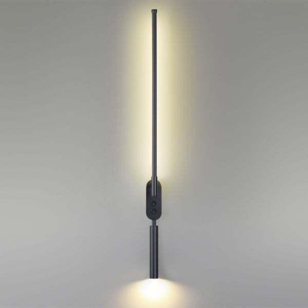 Светильник светодиодный настенный 9W 3000K 700Лм 220V черный LUMION