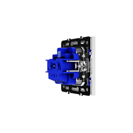 Розетка встраиваемая Voltum S70 с заземлением 16А, (белый глянцевый)