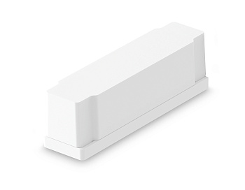 Короб для проводов в накладной шинопровод Magnetic Ultra Slim GV1273 WH белый 100*26*29 Ambrella Light