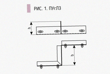 Соединитель-переходник замковый ПУгЛЗ 50х100 УТ1,5, оцинкованный лист, S1,5