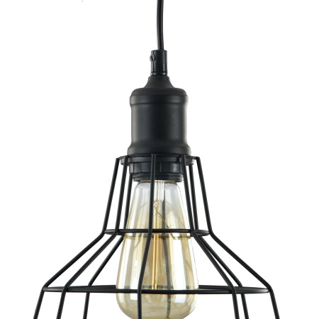 Подвесной светильник 1*E27 60Вт Черный IP20 Denver T448-PL-01-B Maytoni