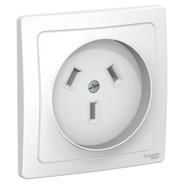 BLANCA Розетка С/У силовая 2К+З, 32А, 250В белый Schneider Electric