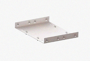 Соединитель лотковый замковый СЛЗ-150х50х1,0 УТ1,5, оцинкованный лист, S1,0