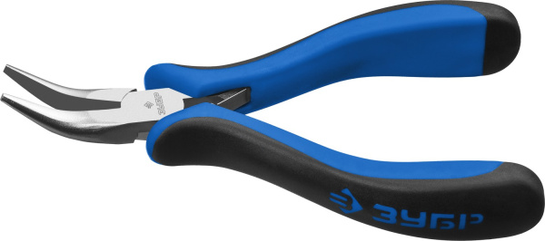 Мини тонкогубы изогнутые 120 мм Титан ЗУБР