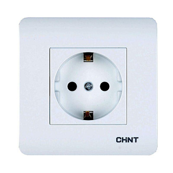 Розетка с заземляющим контактом 16А 250В CHINT