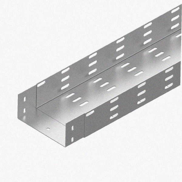 Лоток монтажный цельный перфорированный ЛМЦ250х65х2000 У3, окрашенный, S1,0