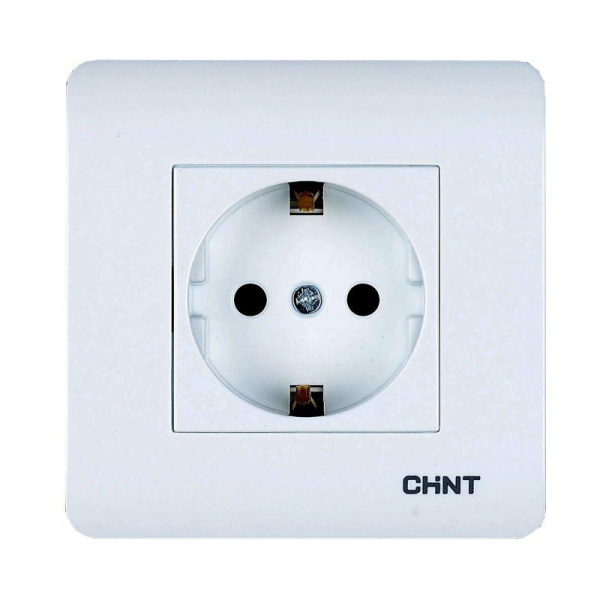 Розетка с заземляющим контактом 16А 250В CHINT