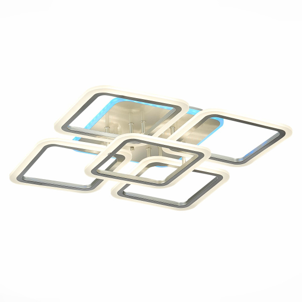 Светильник потолочный Серебристый/Белый LED 1*140Вт RGB 10Вт 3000-6000К SLE200492-05RGB EVOLED
