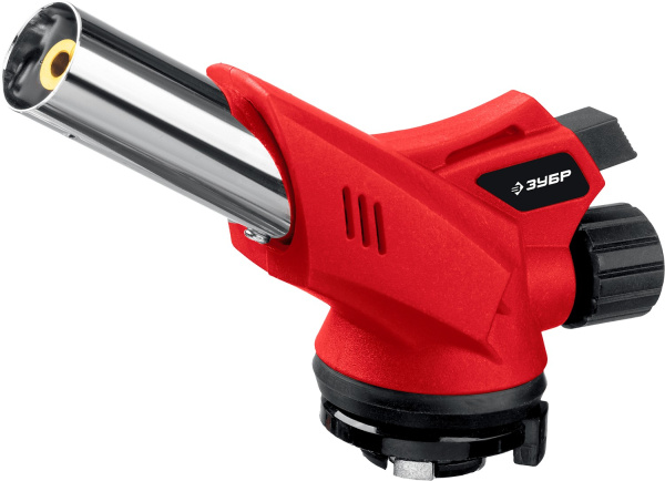 Газовая горелка ГМ-350 с пьезоподжигом, на баллон с цанговым соединением, 1300°С ЗУБР