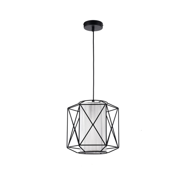 Подвесной светильник 1*E27 60Вт Черный IP20 Mizar FR4313-PL-01-BL Freya