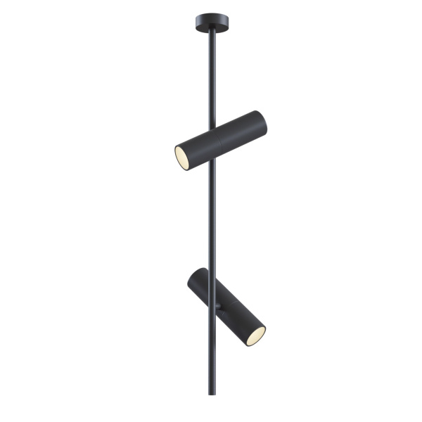 Потолочный светильник 2*GU10 50Вт Черный IP20 Elti C021CL-02B Technical