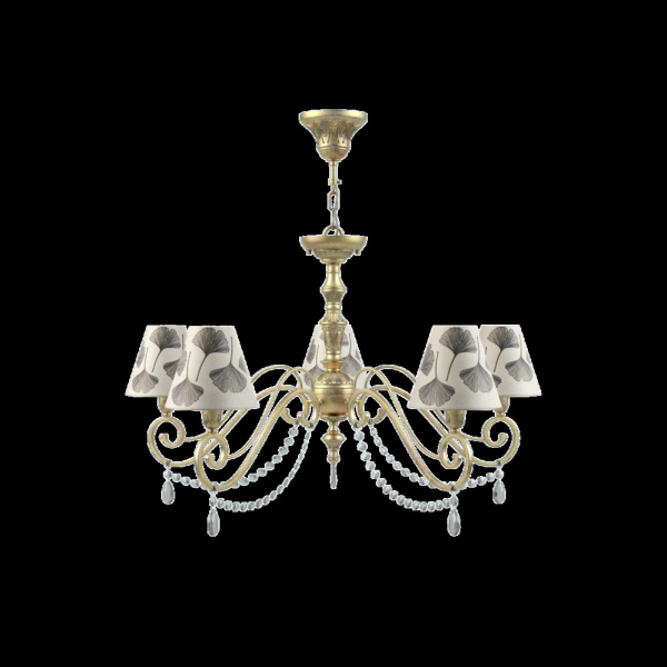 Люстра 5*E14 40Вт Золото Антик IP20 Classic 1 E3-05-H-LMP-O-7-CRL-E3-05-CH-UP Maytoni