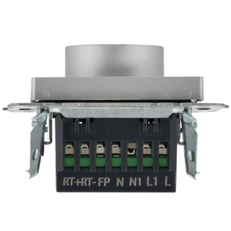 BRITE Термостат электронный с индикацией ТС10-1-БрА алюминий IEK IEK