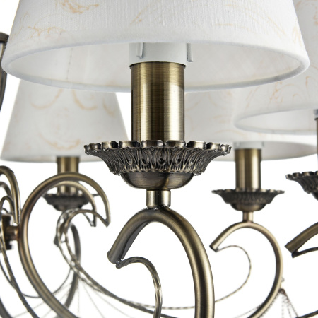 Люстра 8*E14 40Вт Бронза IP20 Brossard FR2904-PL-08-BZ Freya