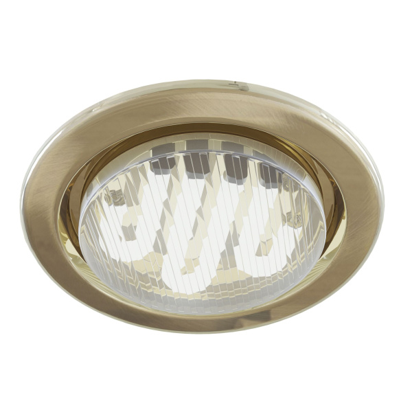 Встраиваемый светильник 1*GX53 15Вт Латунь IP43 Metal Modern DL293-01-BZ Technical