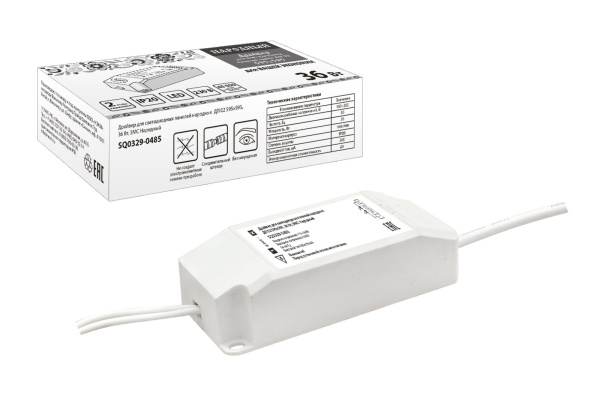 Драйвер для светодиодных панелей народных ДП 02 595х595, 36 Вт, ЭMC Народный