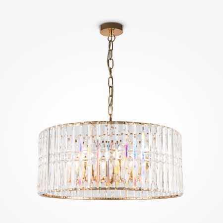 Подвесной светильник 8*E14 60Вт Золото IP20 Facet MOD094PL-08G Maytoni