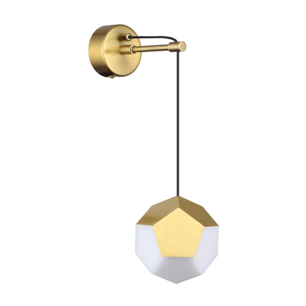 Настенный св-к LED 7W 420Лм IP20 BINGO золото ODEON LIGHT