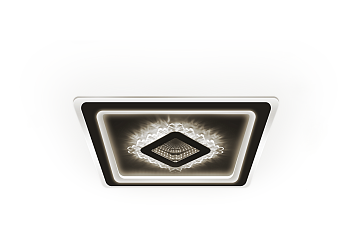 Люстра св/д диммируемая CRYSTAL 3D 120 Вт 3000К - 6000К 8000 Лм IP20