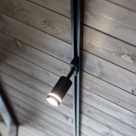 Трековый светодиодный светильник для однофазного шинопровода 7Вт 4200К черный матовый IP20 Glory (a043999) Elektrostandard