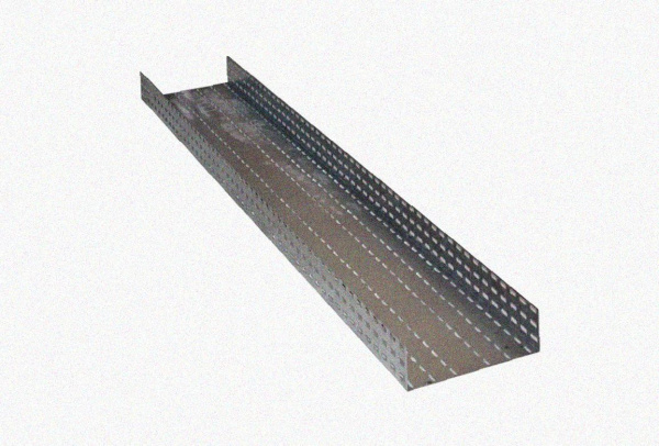 Лоток перфорированный ЛМ 150х80х2000 У3, окрашенный, S1,5