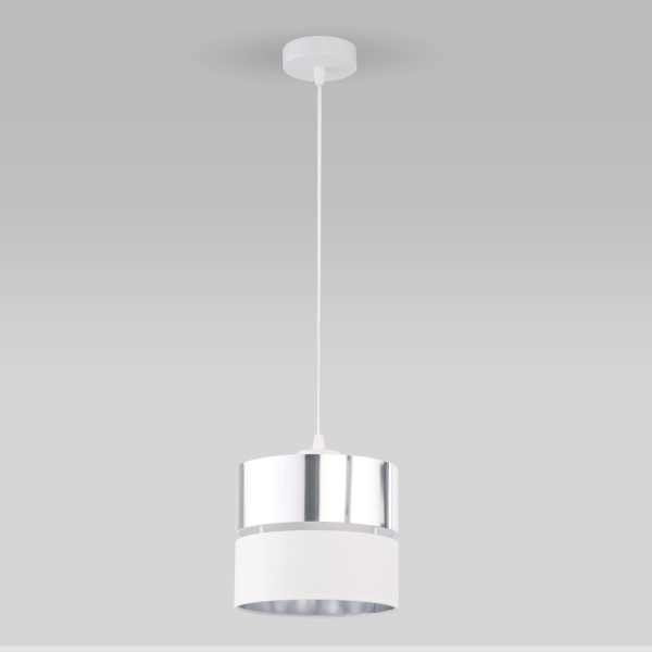 Подвесной светильник 1*E27 60Вт белый IP20 Hilton (4440 Hilton Silver) TK Lighting