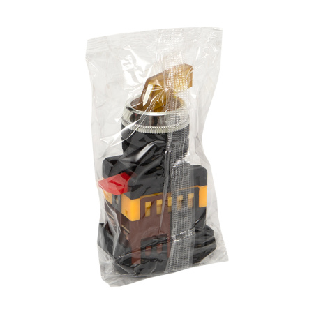 Переключатель ANLC-22 2P желтый с подсветкой 380В NO+NC PROxima EKF