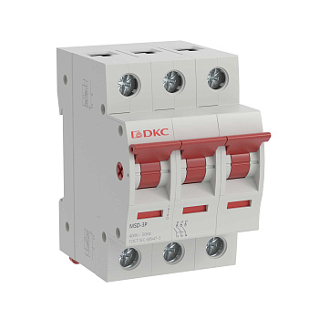 Выключатель нагрузки модульный YON max типа MSD 3П 40А DKC