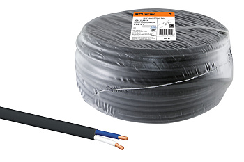 Кабель ВВГ-П нг(А)-LS 2х1,5 ок(N)-0,66 ГОСТ (100м) TDM