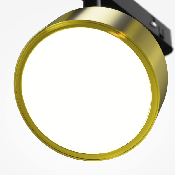 Трековый светильник LED 18Вт Черный и Латунь IP20 Magnetic track system Exility TR040-4-18W3K-DS-BBS Technical Maytoni