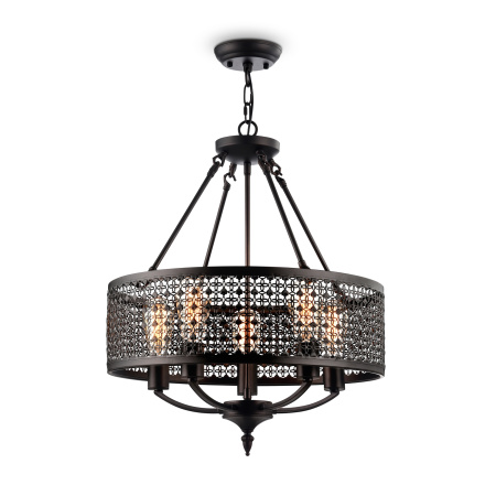 Люстра 5*E27 60Вт Коричневый IP20 Conte FR4166-PL-05C-BL Freya