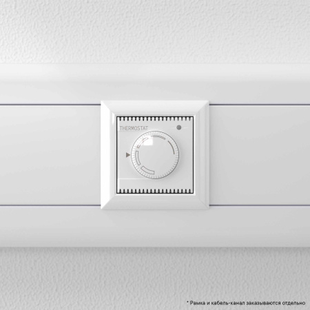 Термостат модульный для теплых полов, "Avanti", "Белое облако", 2 модуля DKC