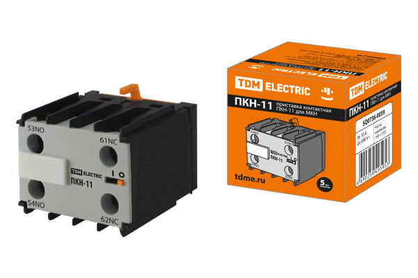 Приставка контактная ПКН-11 для МКН (доп. контакты 1НО+1НЗ) TDM