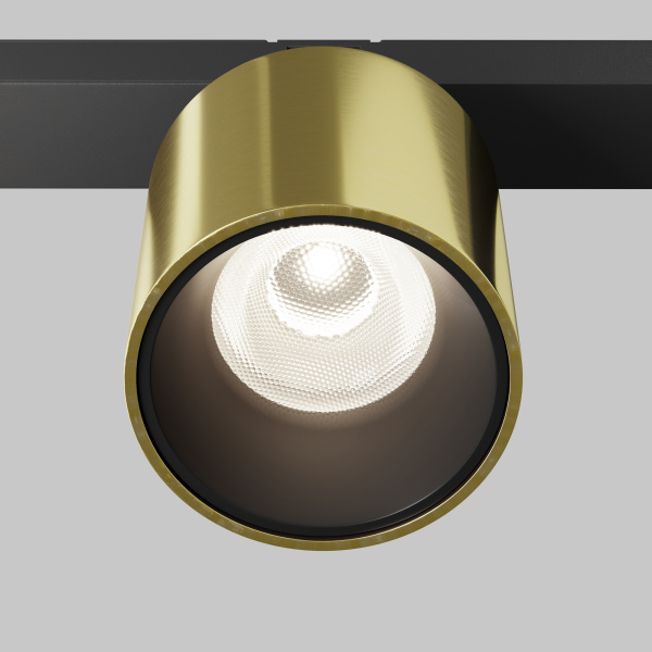 Трековый светильник LED 7Вт Латунь IP20 Magnetic track system Exility TR132-2-7W4K-BS Technical Maytoni