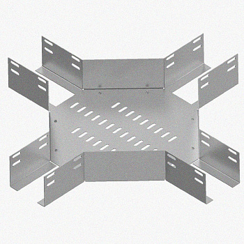 Лоток крестообразный перфорированный КМ 300х50 У3, окрашенный, S1,5