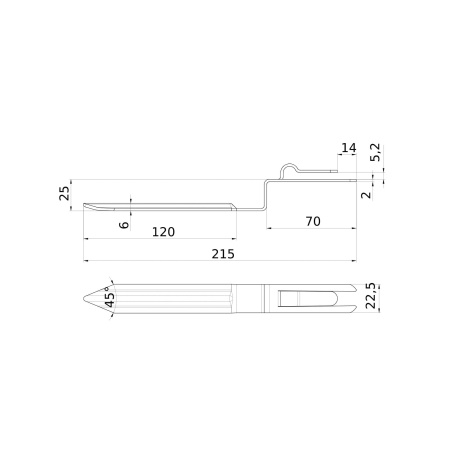 Держатель полосы для контура заземления DKC