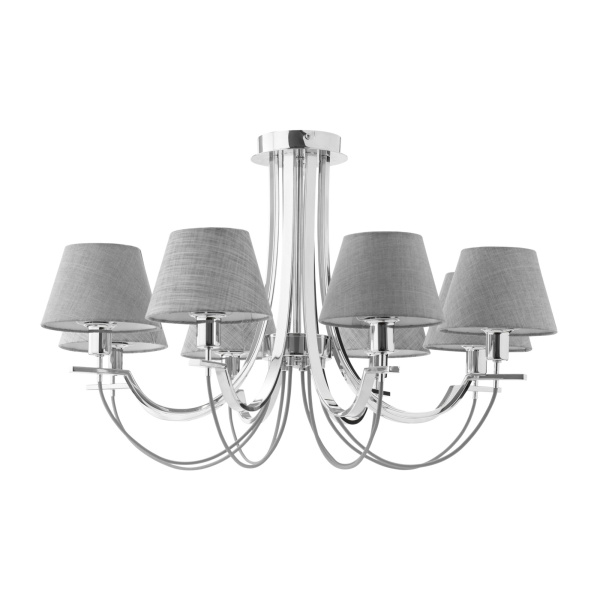 Люстра 8*E14 40Вт Хром IP20 Felisa FR5019CL-08CH Freya