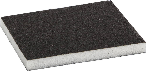 Губка шлифовальная "Мастер" двухсторонняя, мягкий поролон, Р80, 123х98х12мм ЗУБР