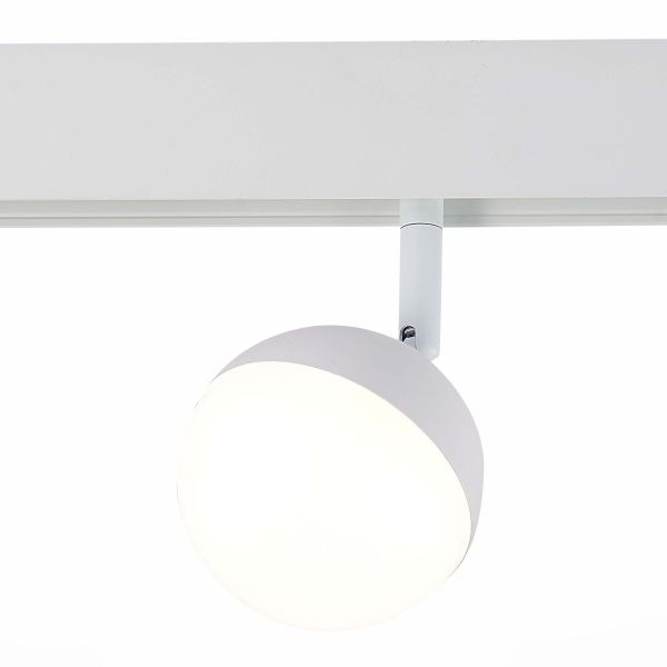 Магнитный трековый светильник белый LED 1*7Вт 4000К 520Lm Ra>80 120° IP20 L120xW90xH192 48В ST358.546.07 ST LUCE